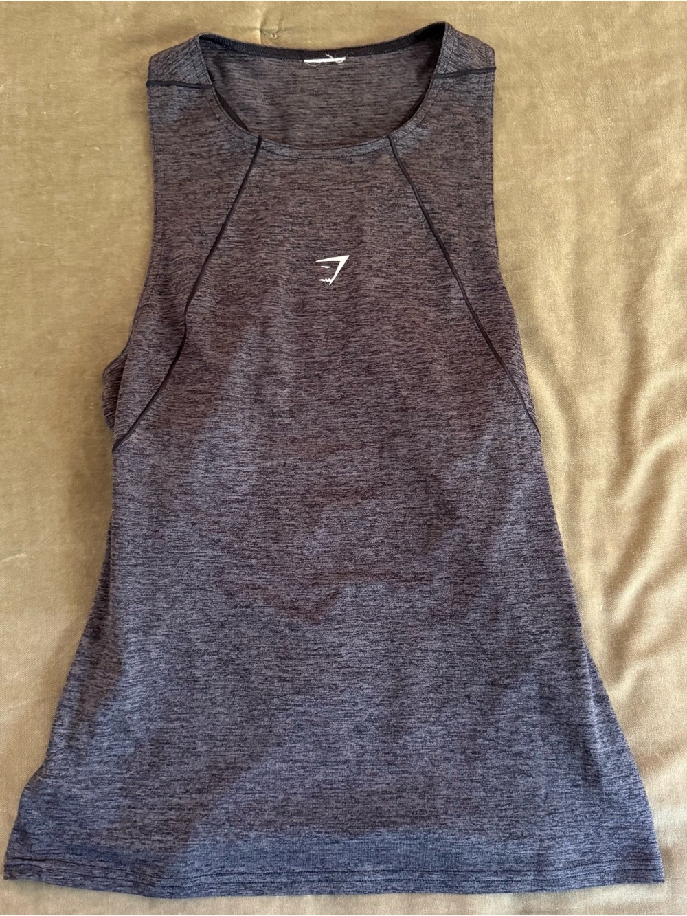 Gymshark Women’s Dark Heather Gray Sleeveless Training Tank